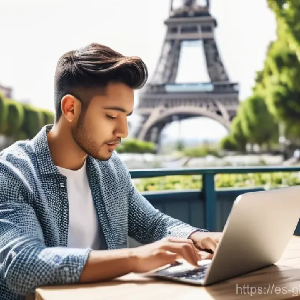 글로벌브릿지와 클라우드 기술 - **Prompt 1: Global Digital Nomad with Cloud Connectivity**
"A vibrant, wide-angle shot of a youn...